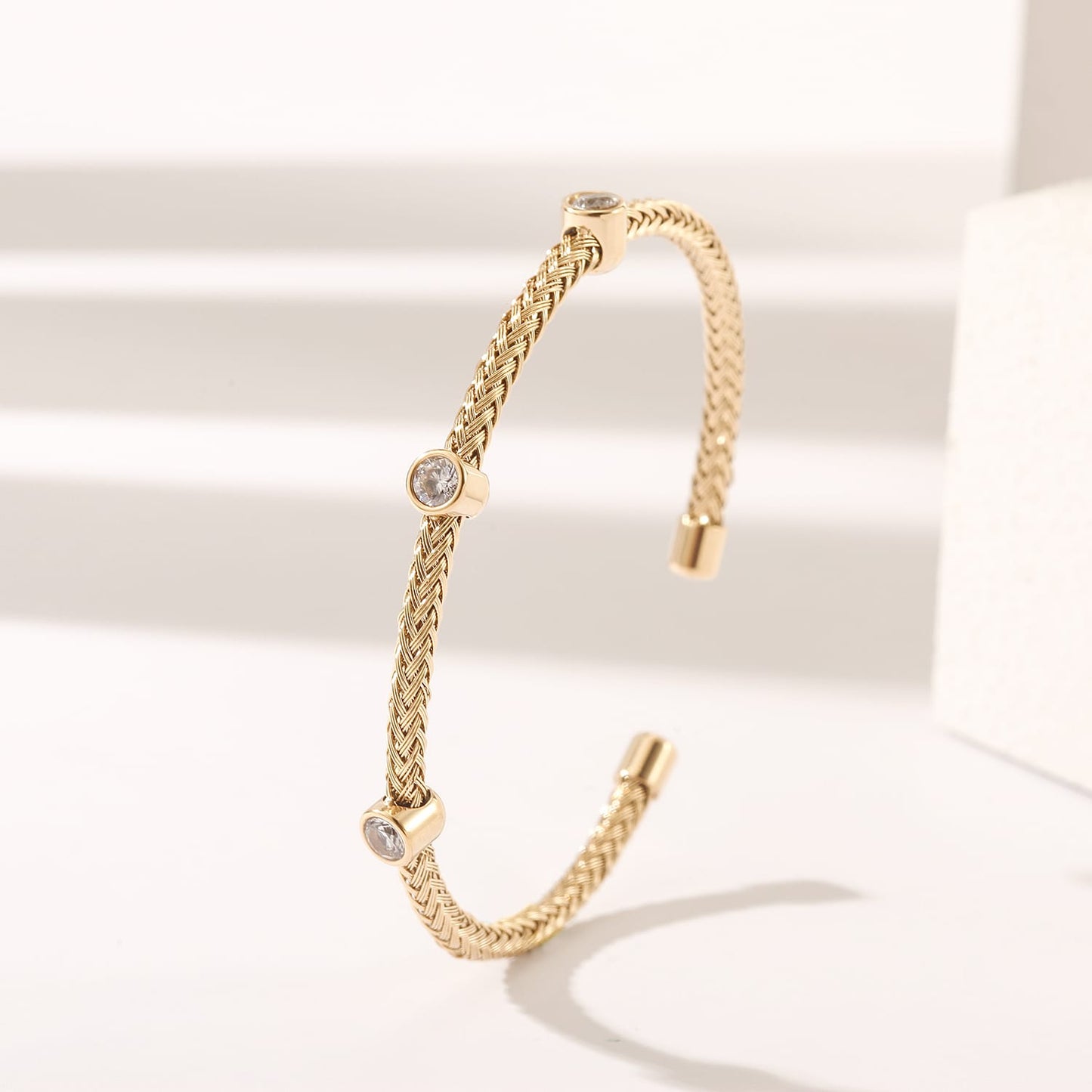 Braided Gemstone Bracelet