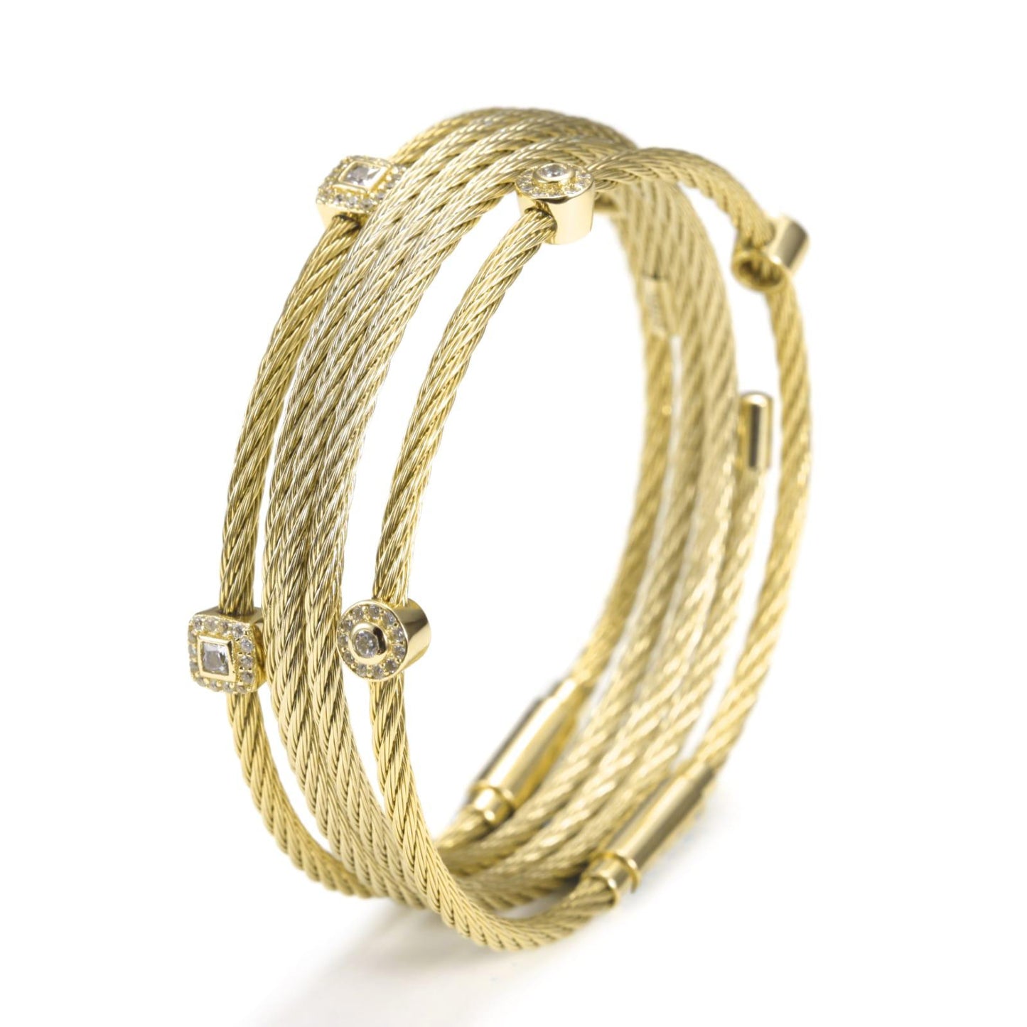 Sleek Cable Wire Wrap Bracelet