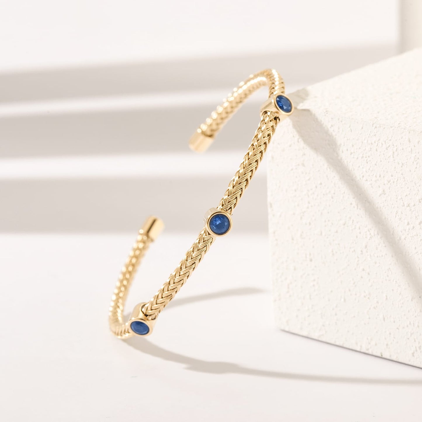 Braided Gemstone Bracelet