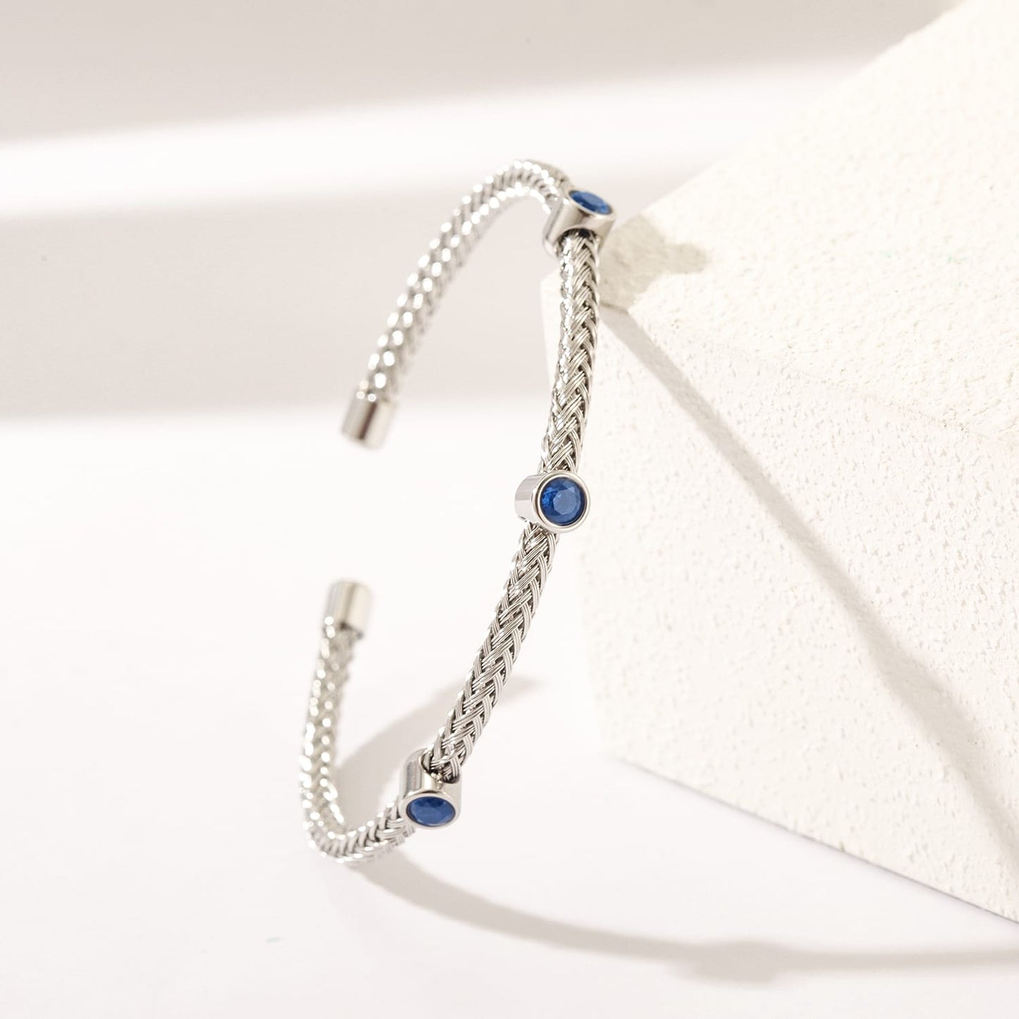 Braided Gemstone Bracelet