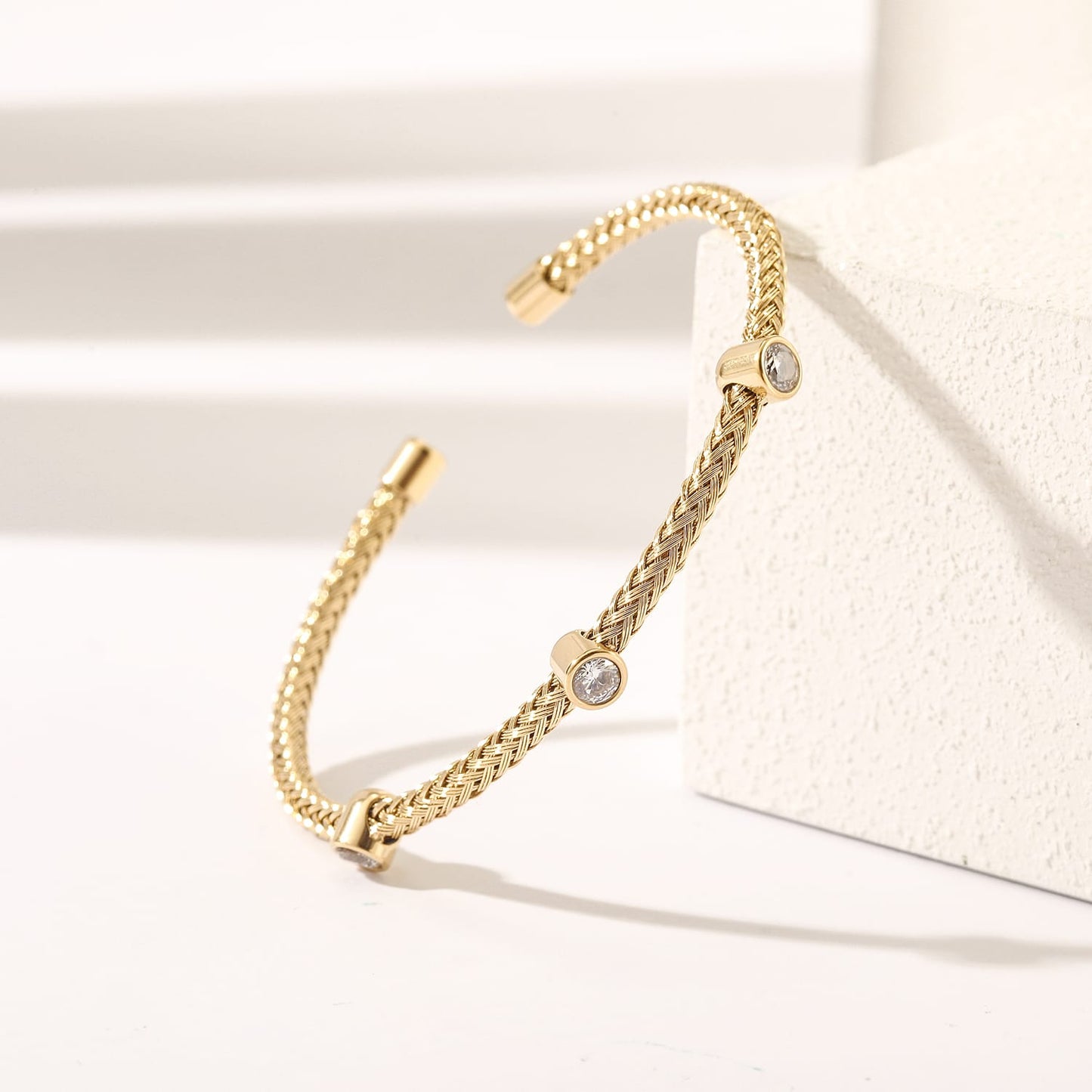 Braided Gemstone Bracelet