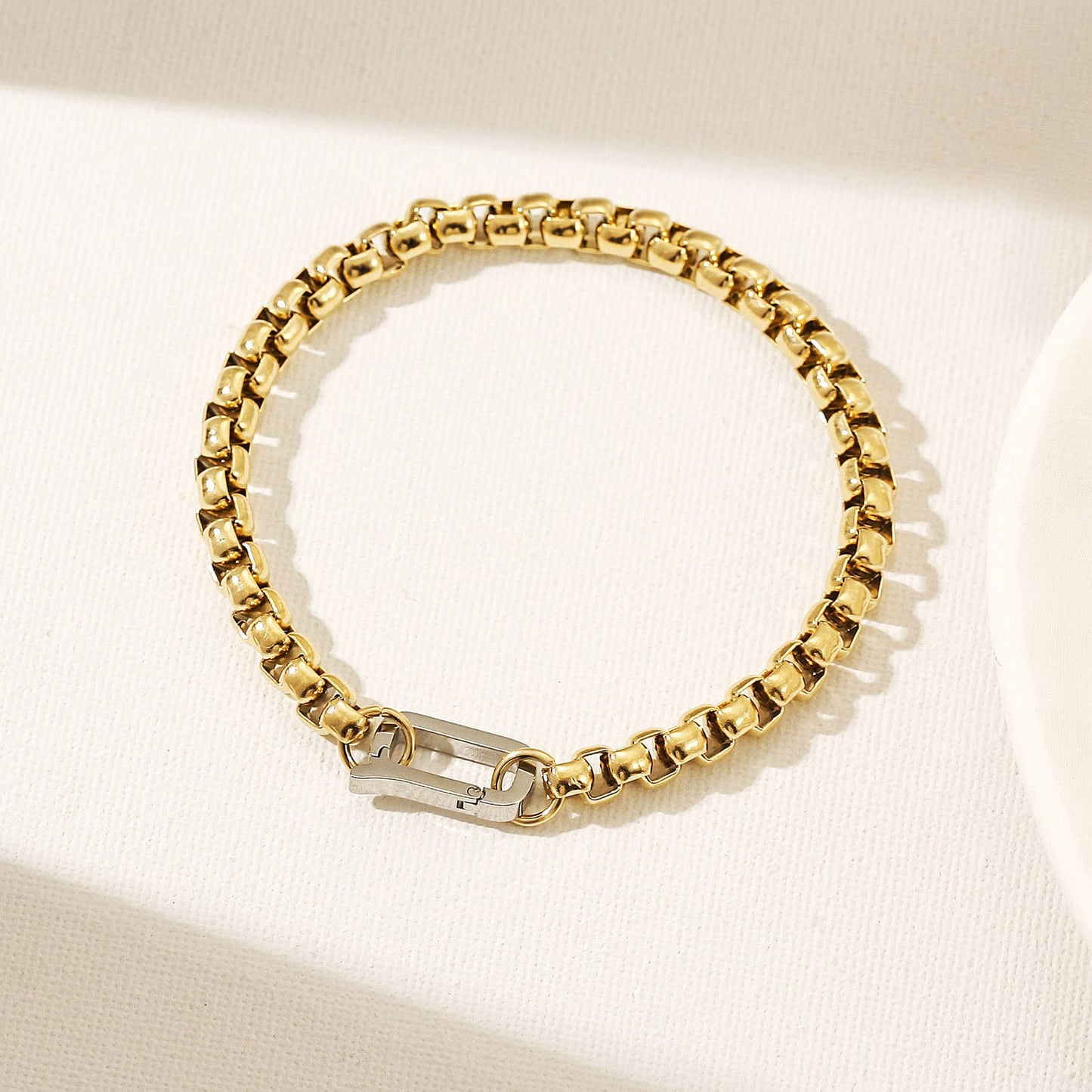 Two Tone Chain Bracelet