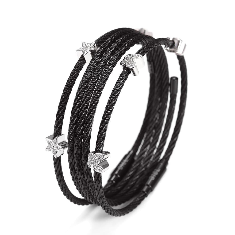 Sleek Cable Wire Wrap Bracelet