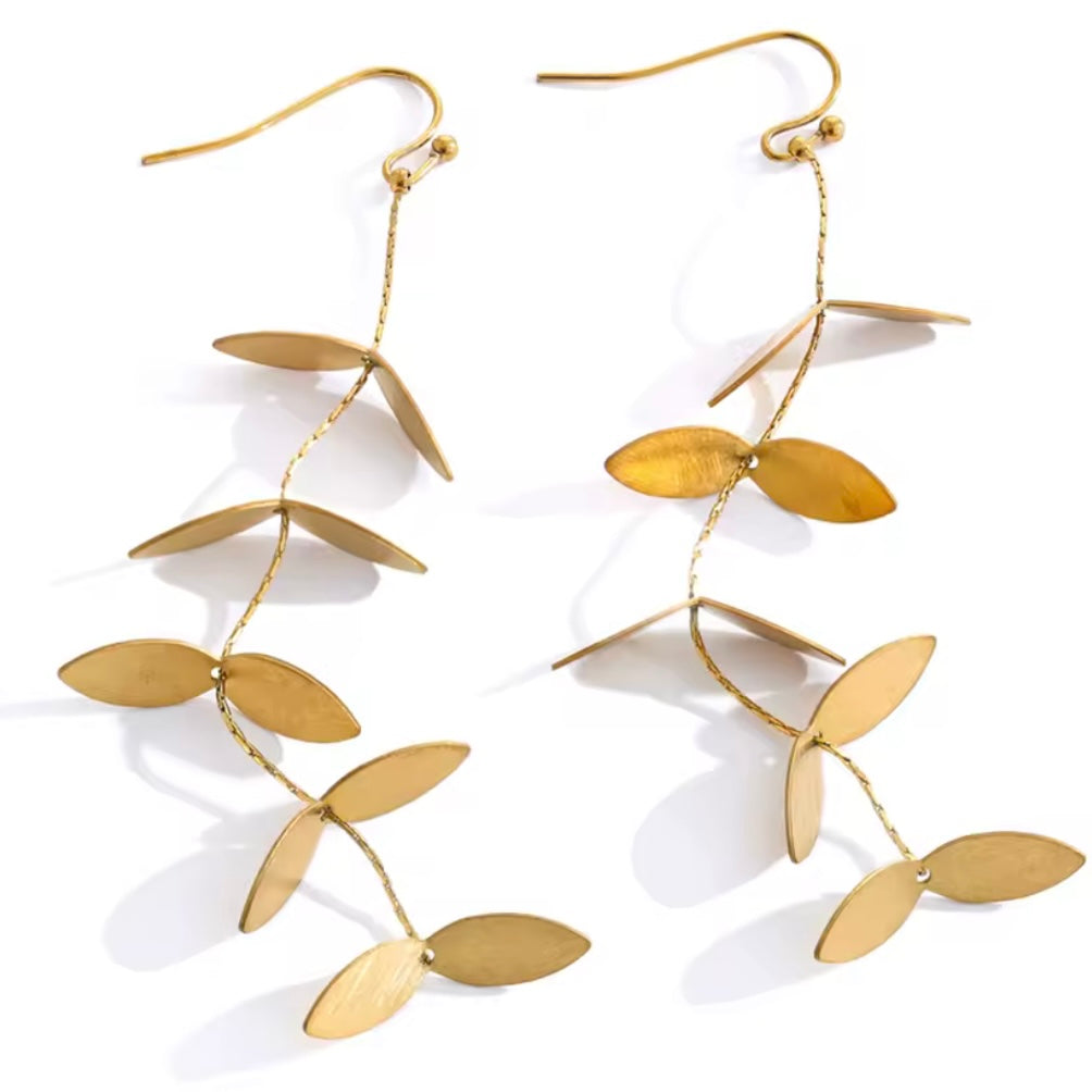 Golden Vine Earrings