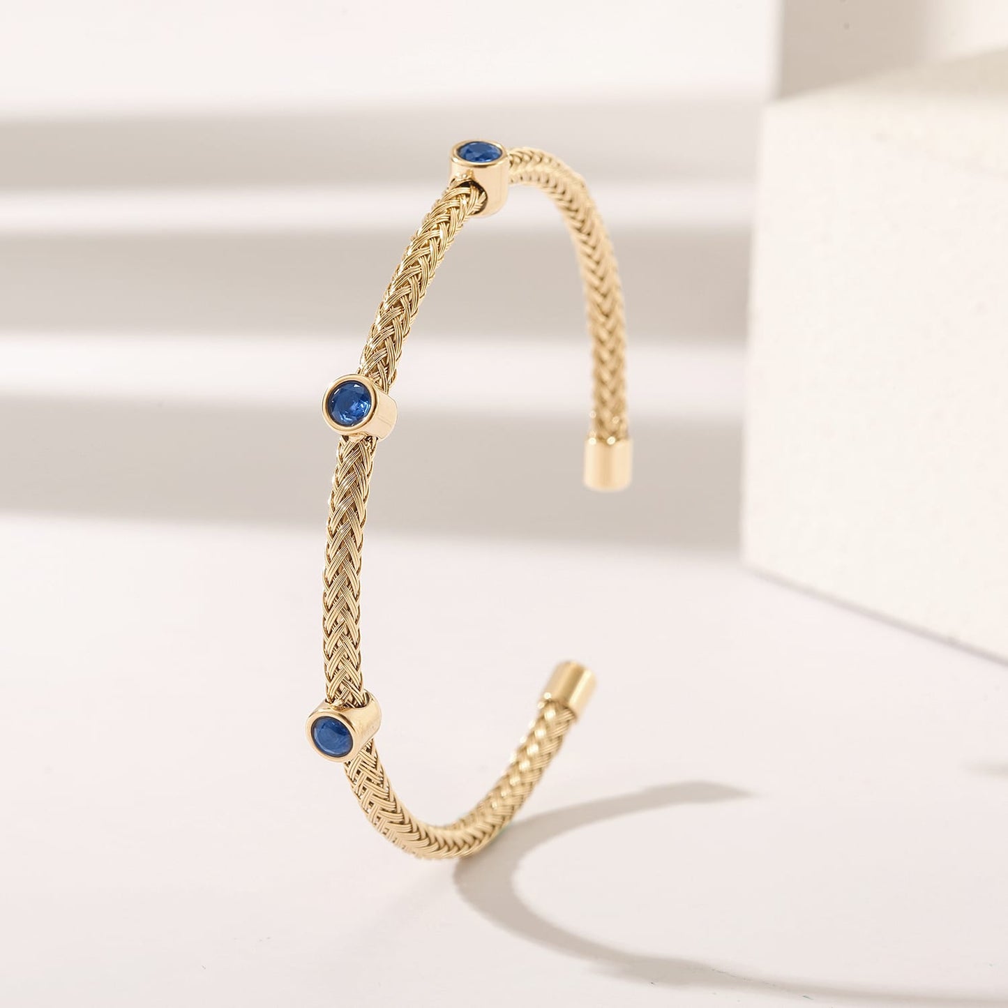 Braided Gemstone Bracelet