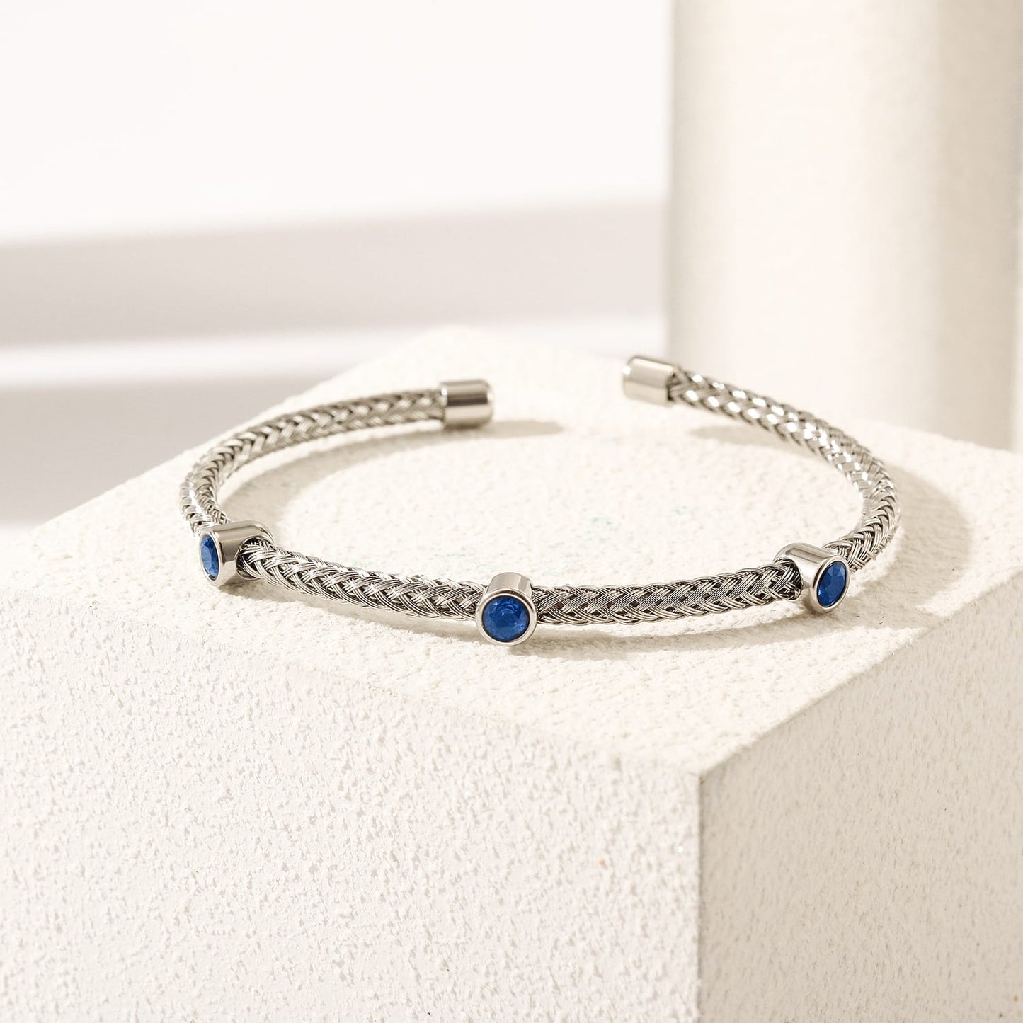 Braided Gemstone Bracelet