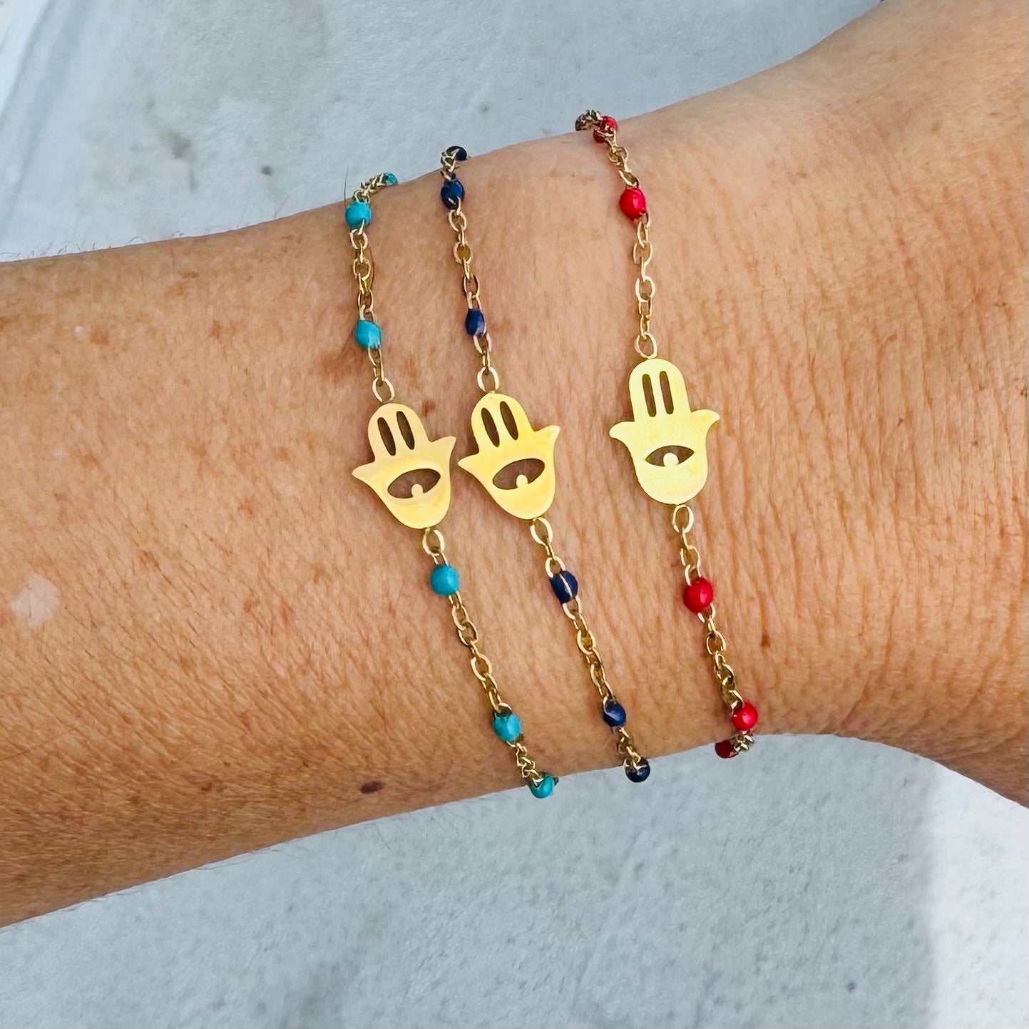 Summer Hamsa Bracelet