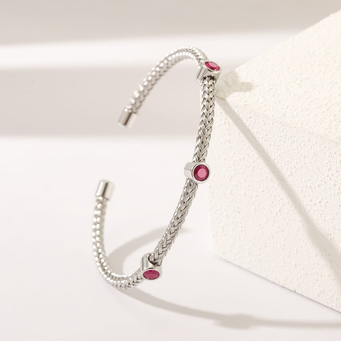 Braided Gemstone Bracelet