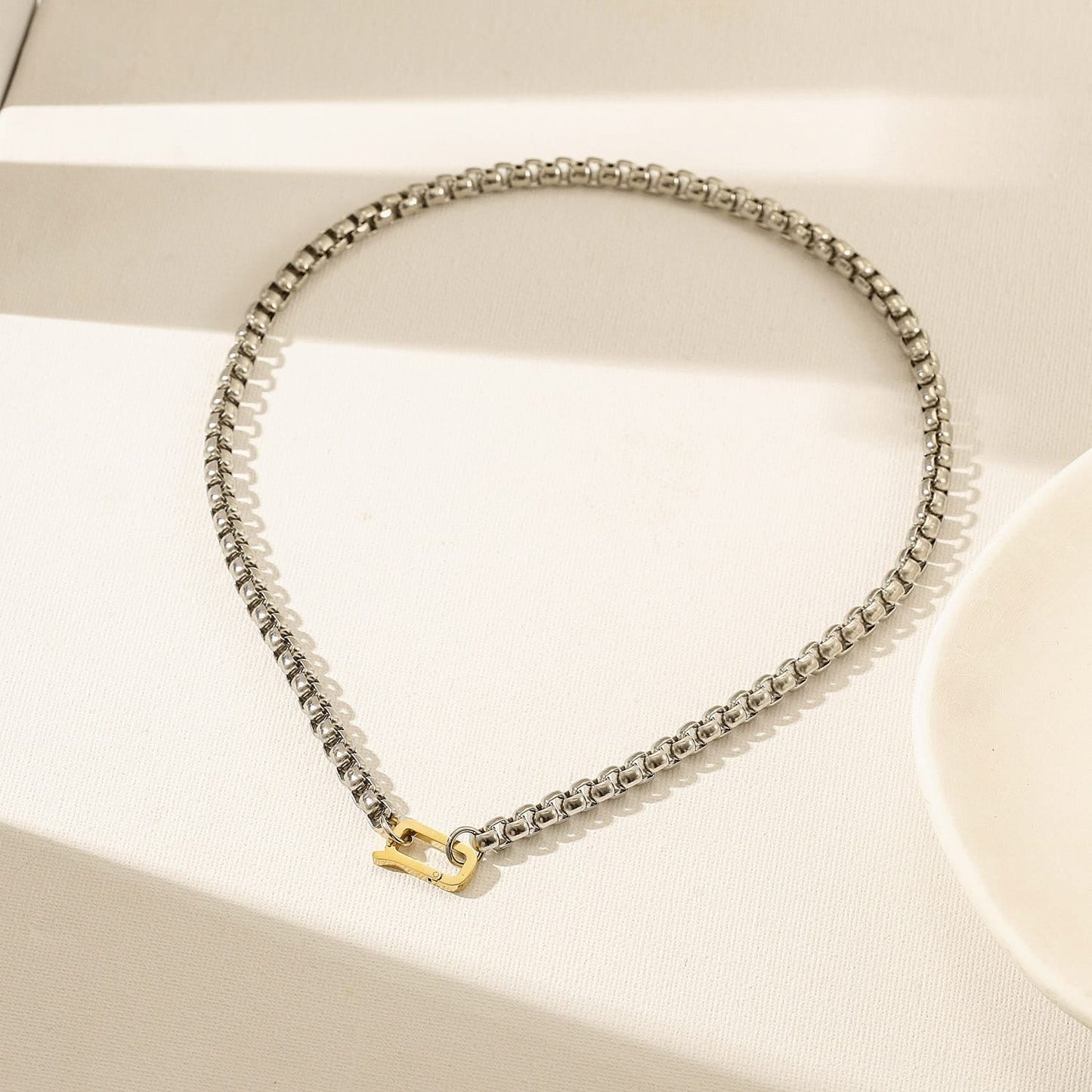 Two Tone Chain Necklace