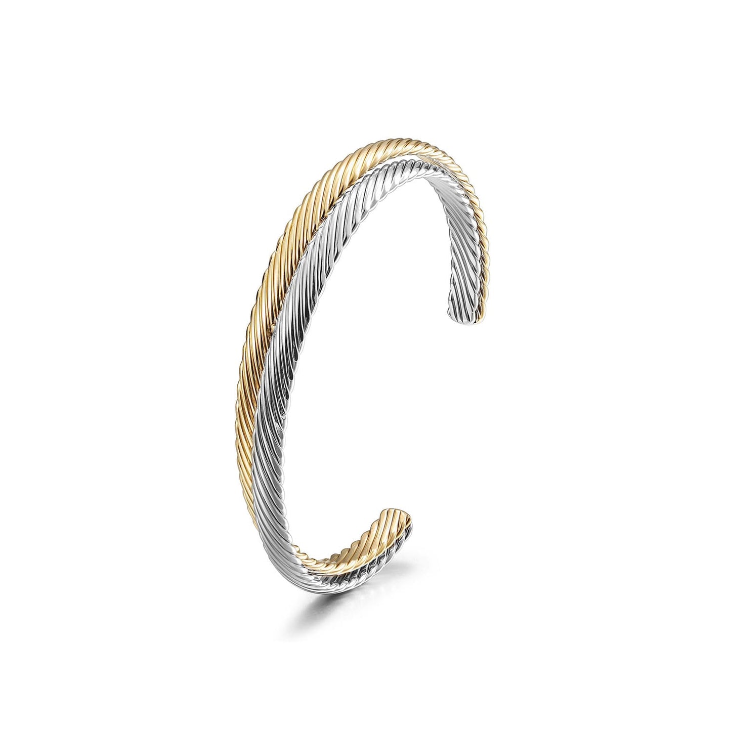 Two Tone Twisted Cuff
