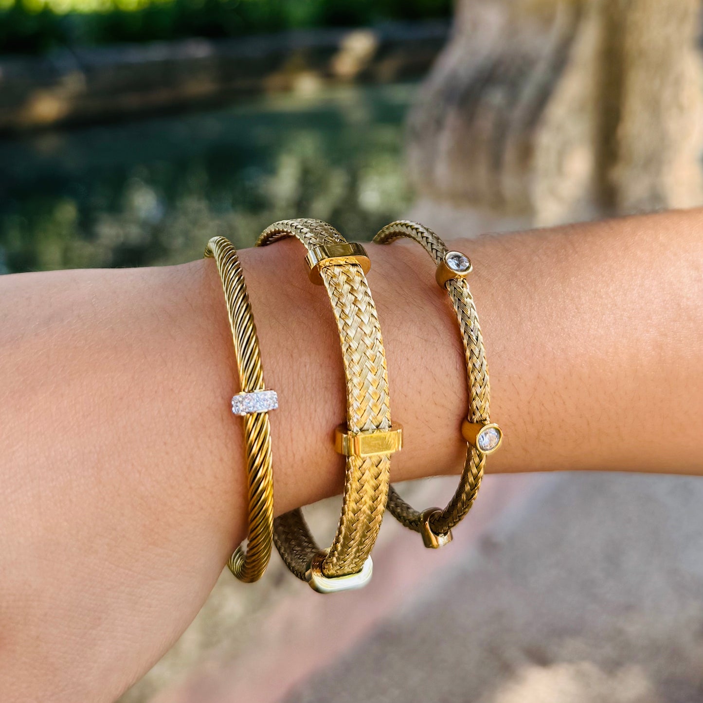 Woven Steel Cuff