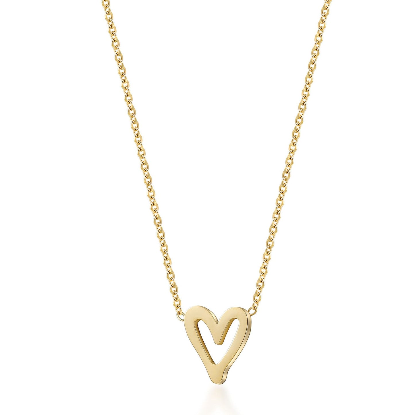 Single Designer Heart Necklace