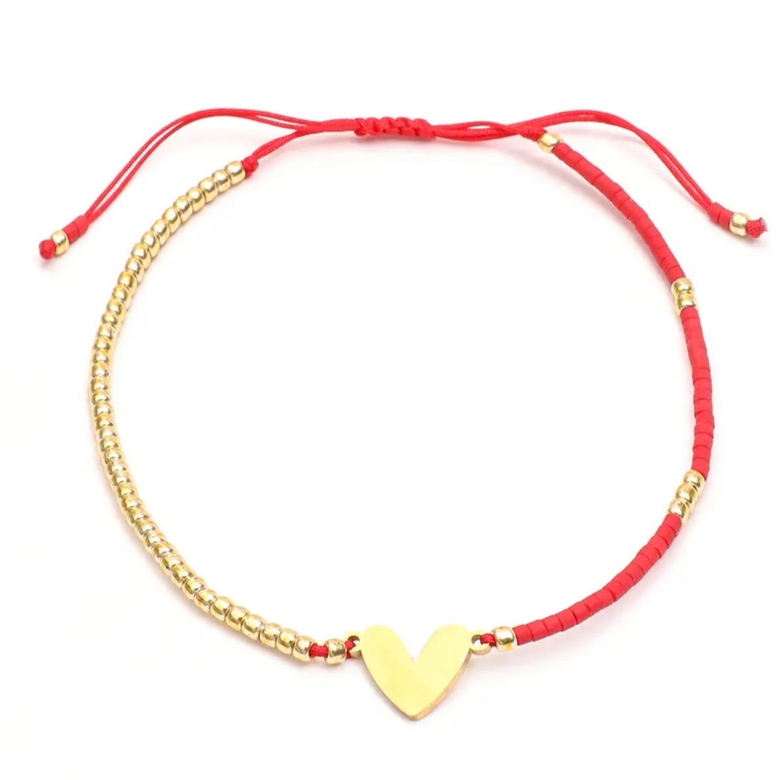 Gold Heart Bracelet