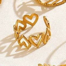 Heart Band Ring