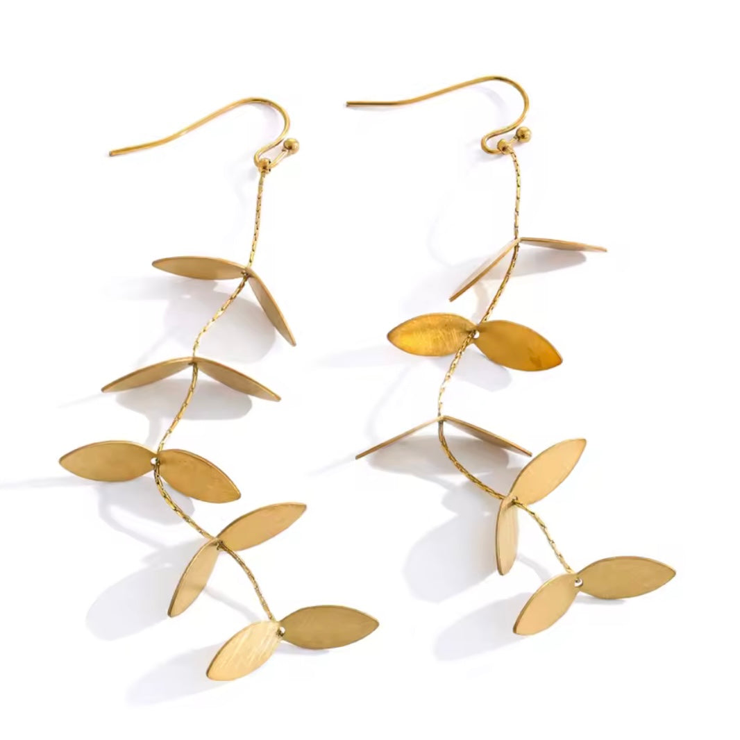 Golden Vine Earrings