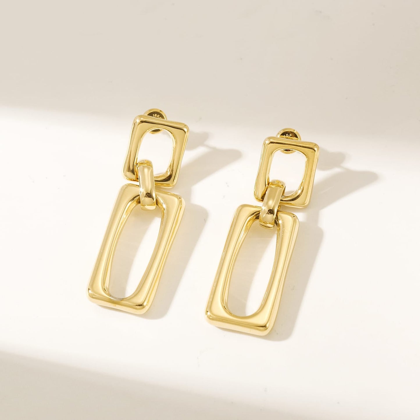 Square Link Earrings