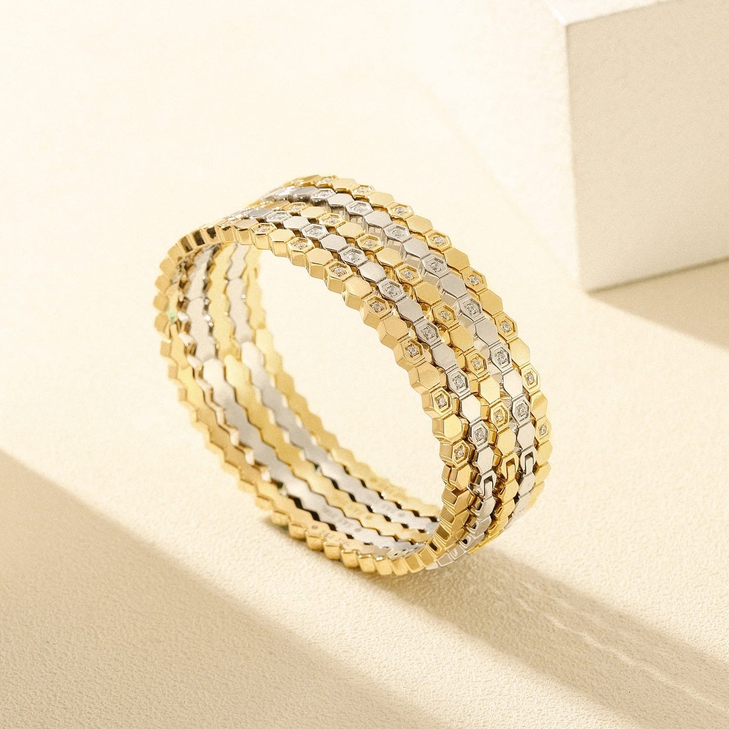 Golden Hive Bangle