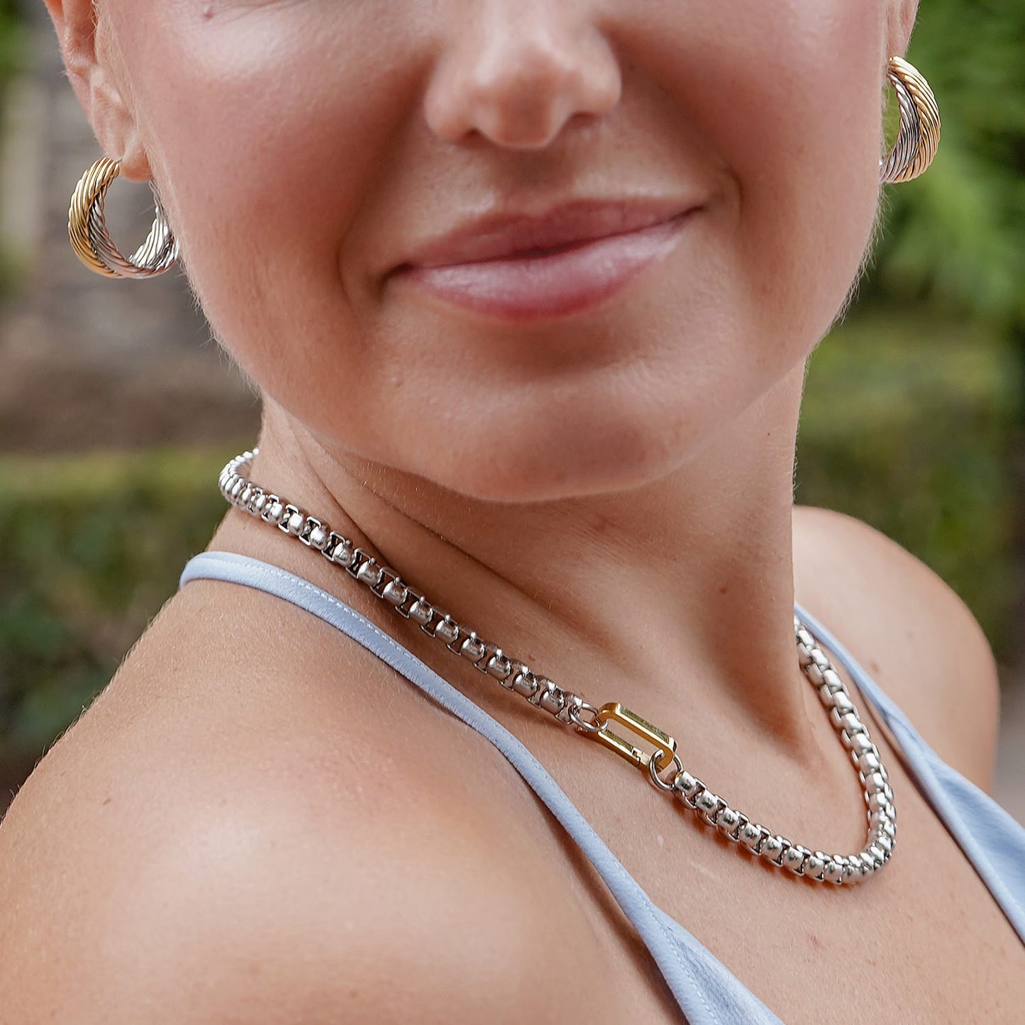 Two Tone Chain Necklace