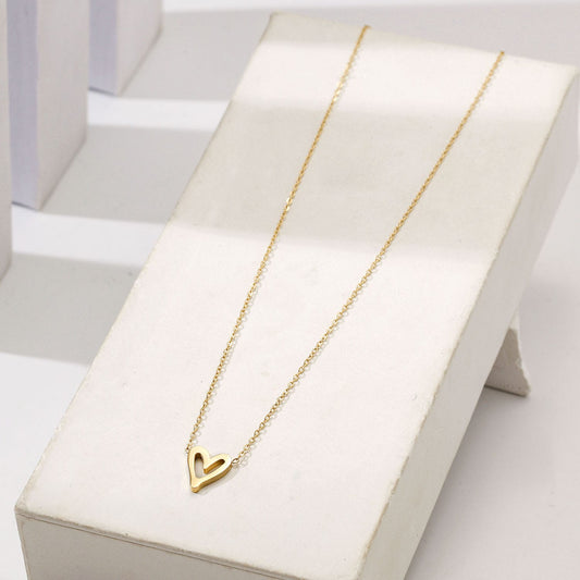 Single Designer Heart Necklace