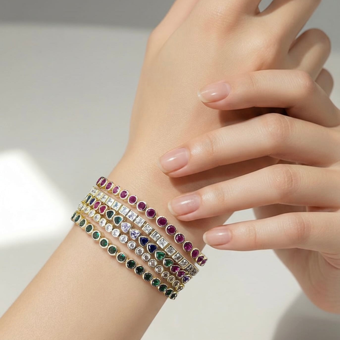 Color Tennis Bracelet