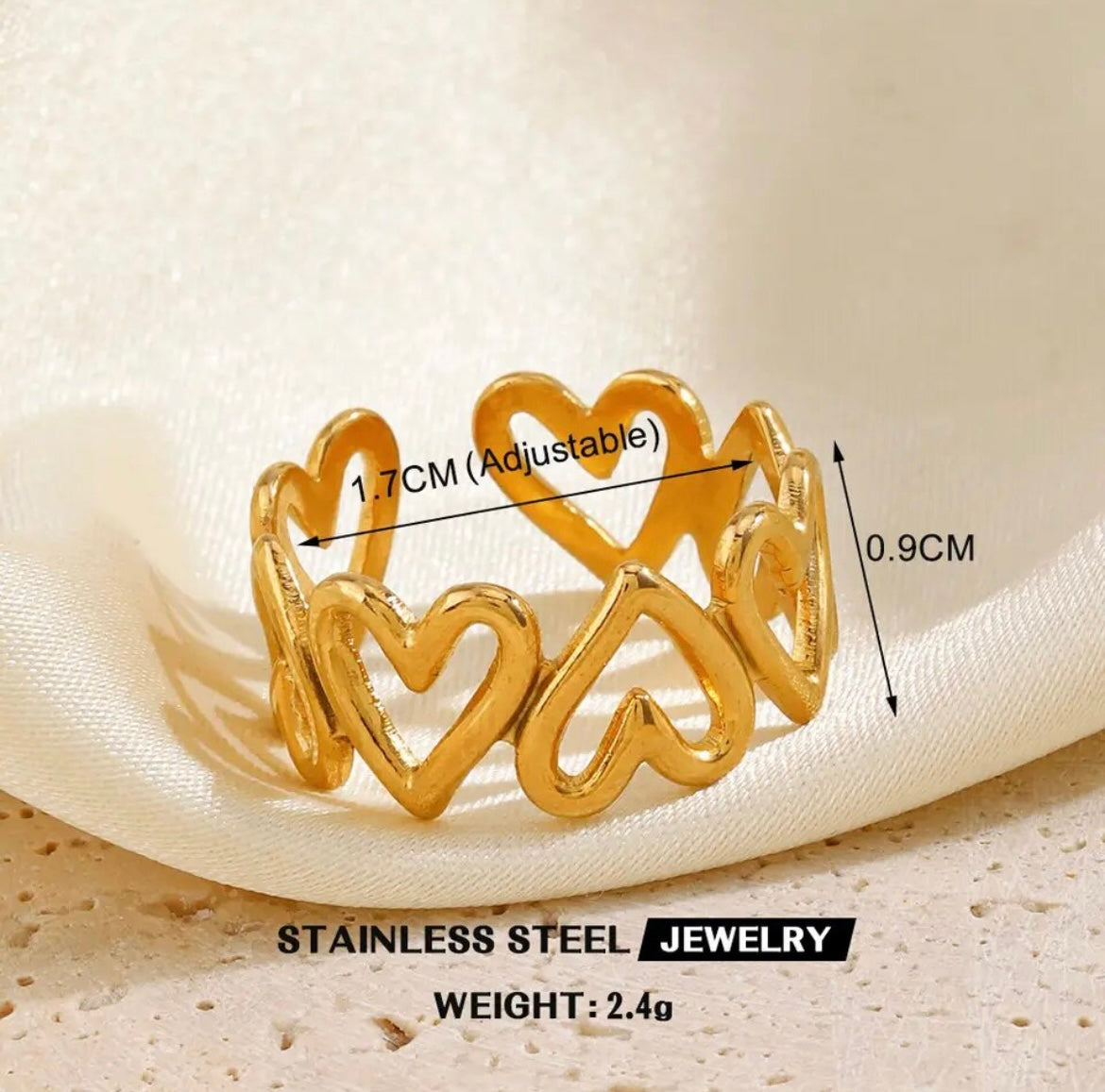 Heart Band Ring