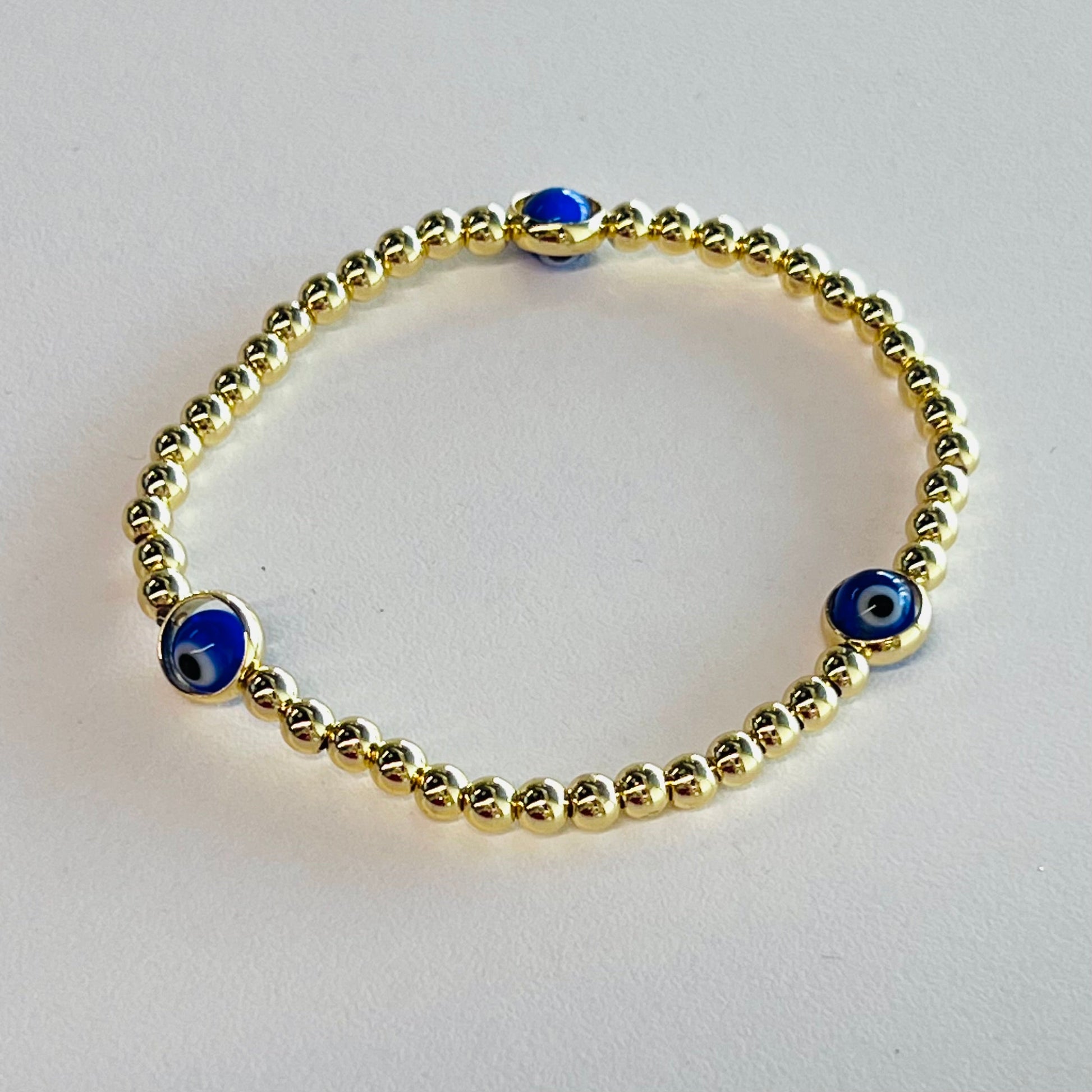 Evil Eye elastic bear bracelet