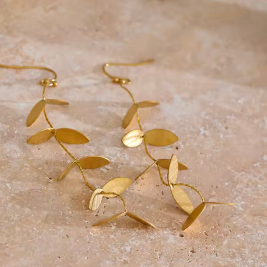 Golden Vine Earrings