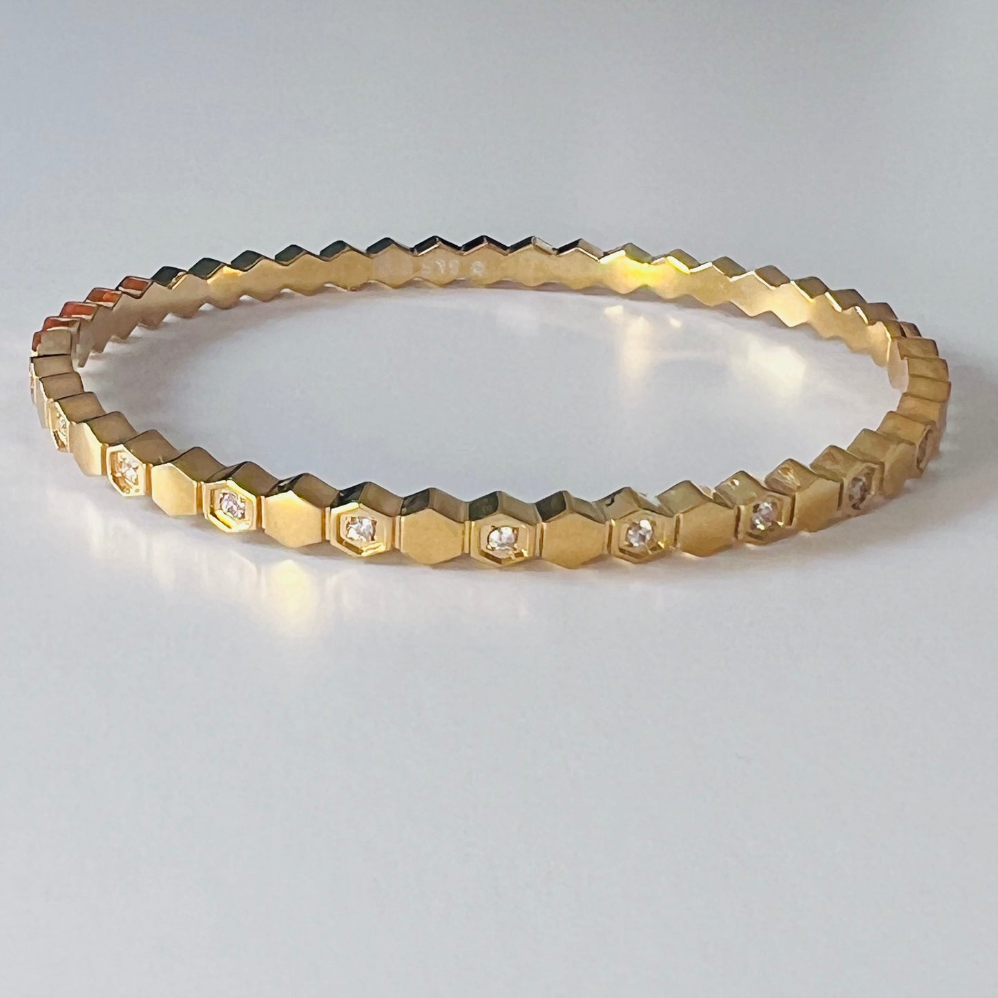 Golden Hive Bangle