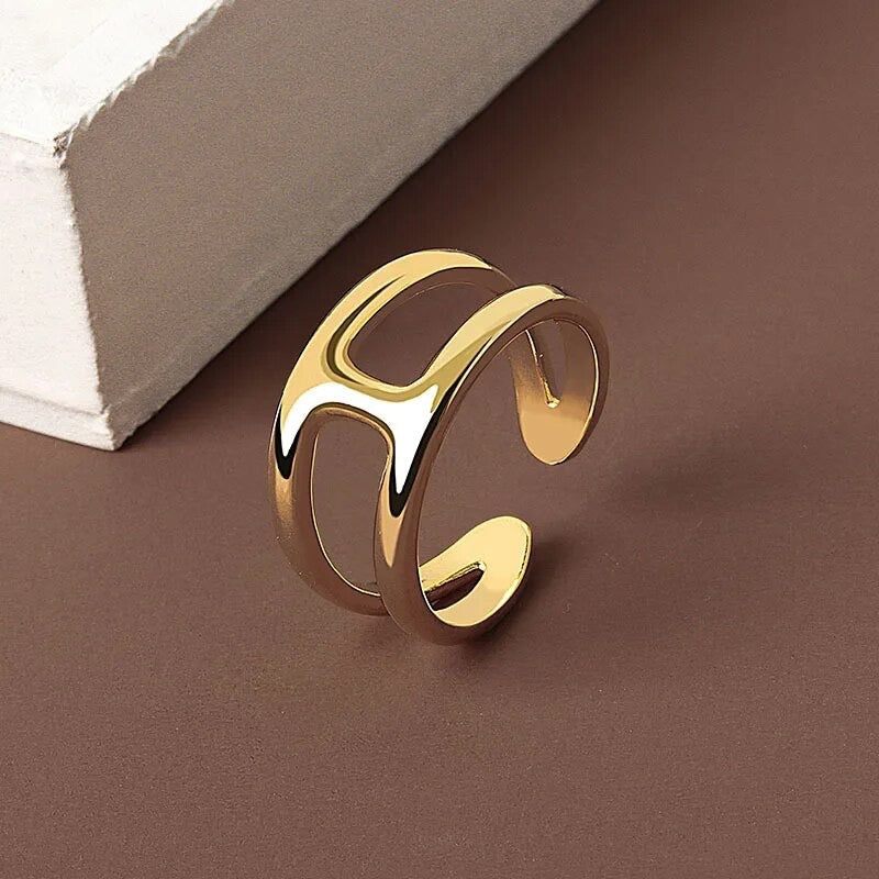 Anchor Gold Ring