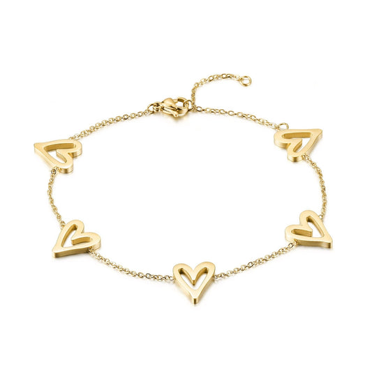 Designer Heart Bracelet