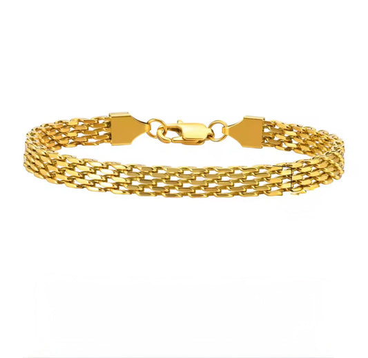 Golden Weave Bracelet