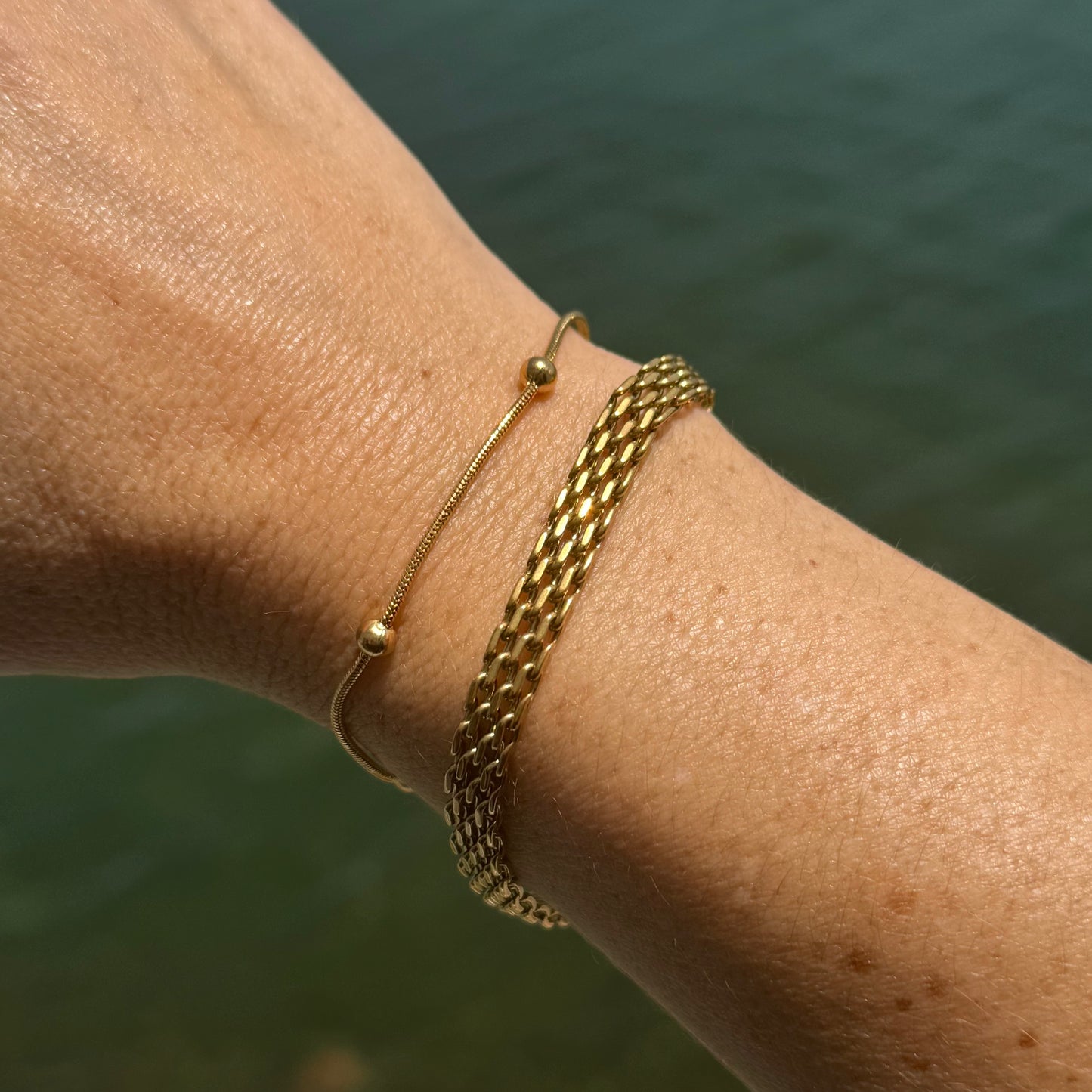 Golden Weave Bracelet