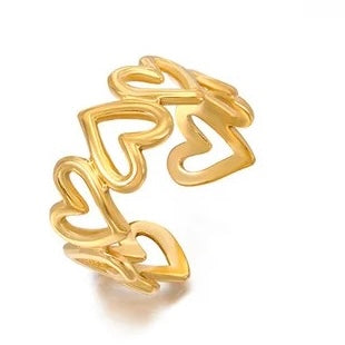 Heart Band Ring