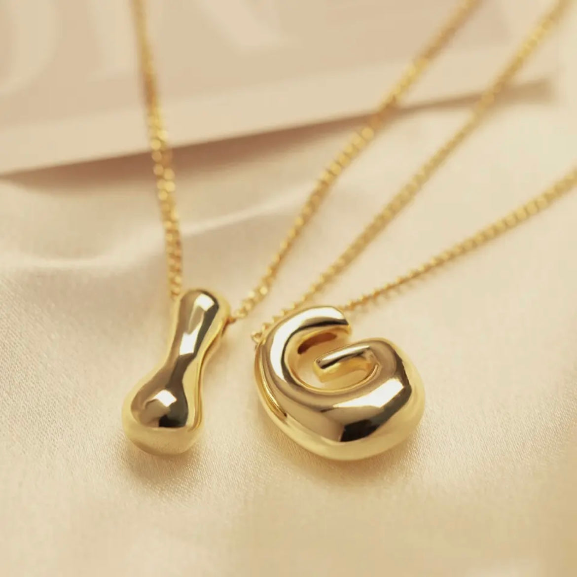 Balloon Initial Necklace