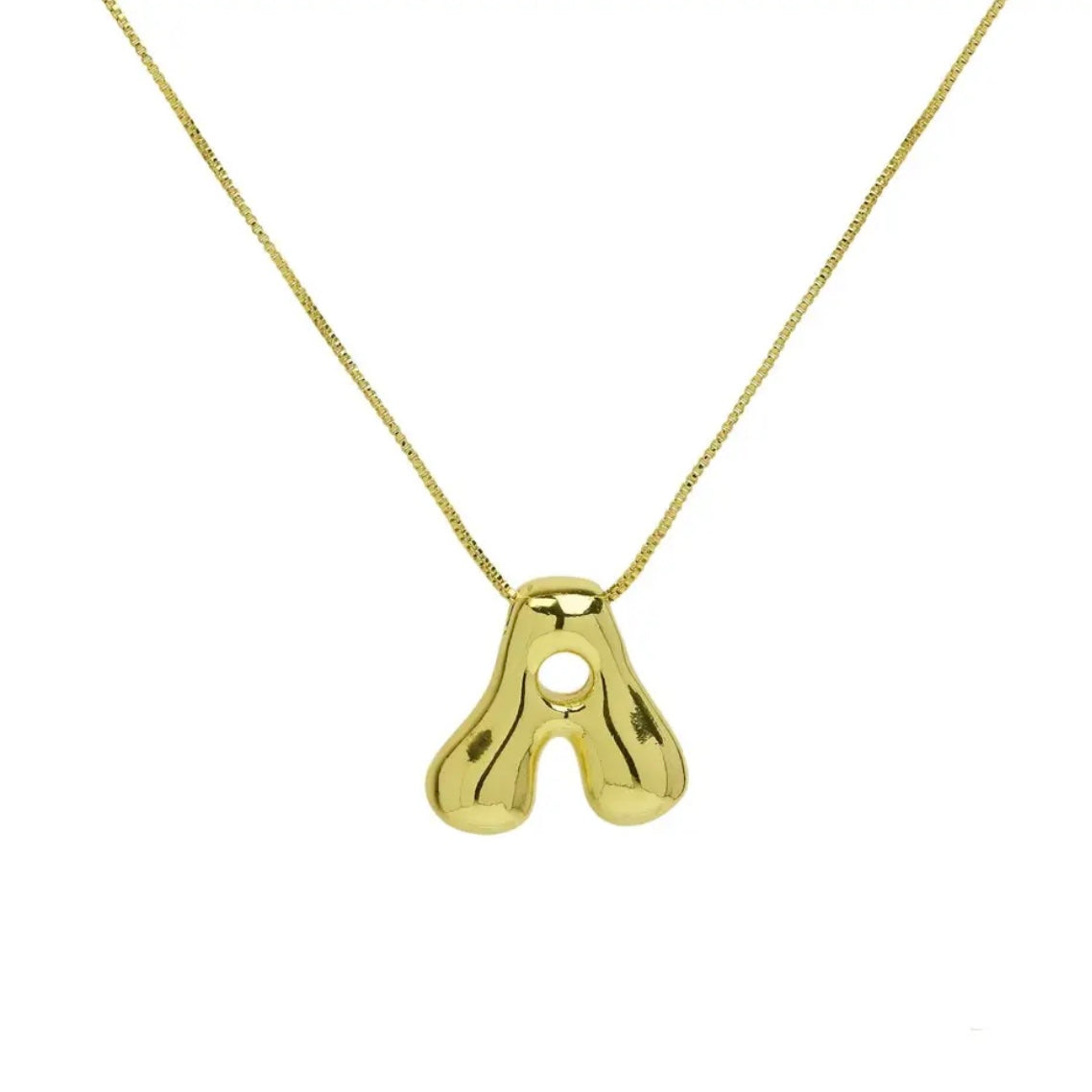 Balloon Initial Necklace