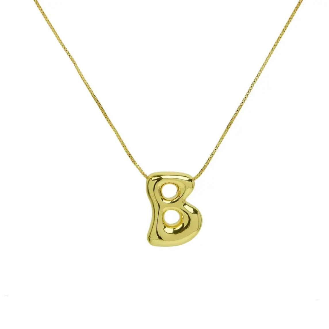 Balloon Initial Necklace