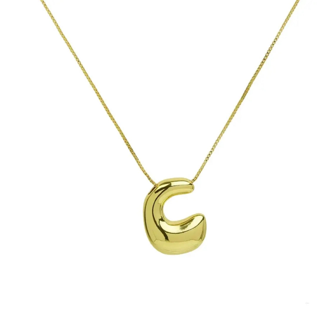 Balloon Initial Necklace