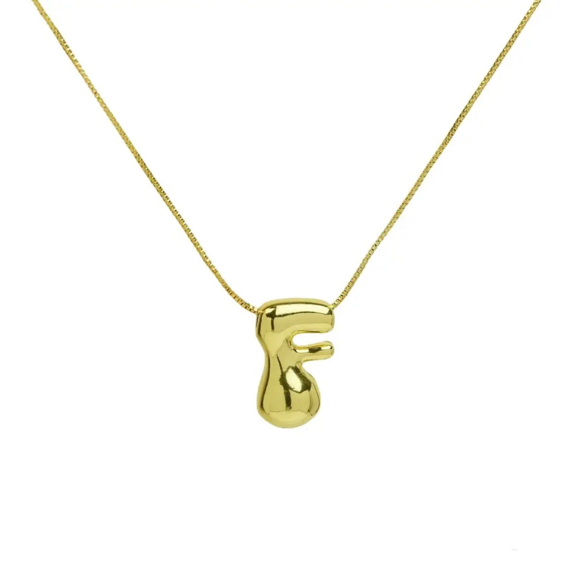 Balloon Initial Necklace