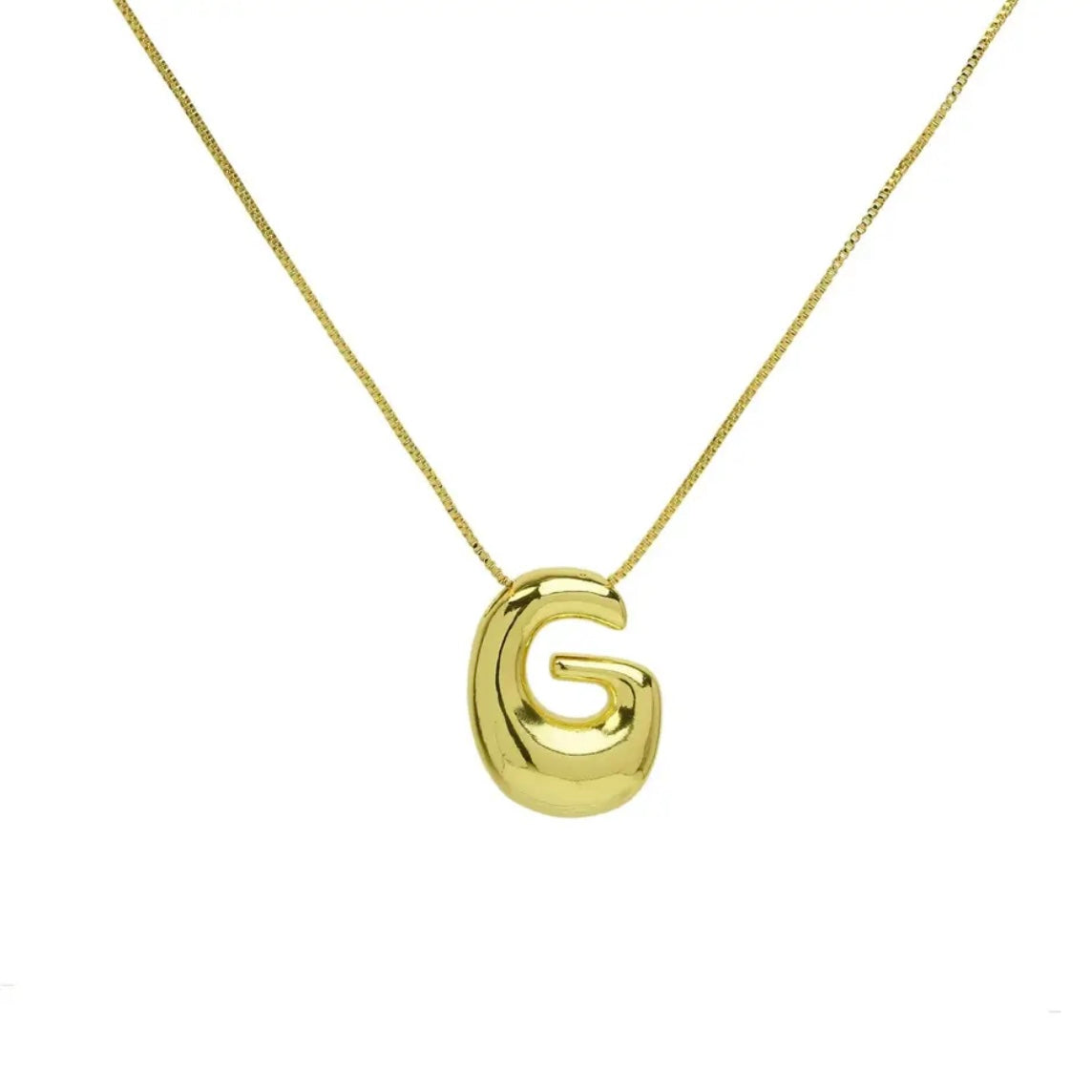 Balloon Initial Necklace