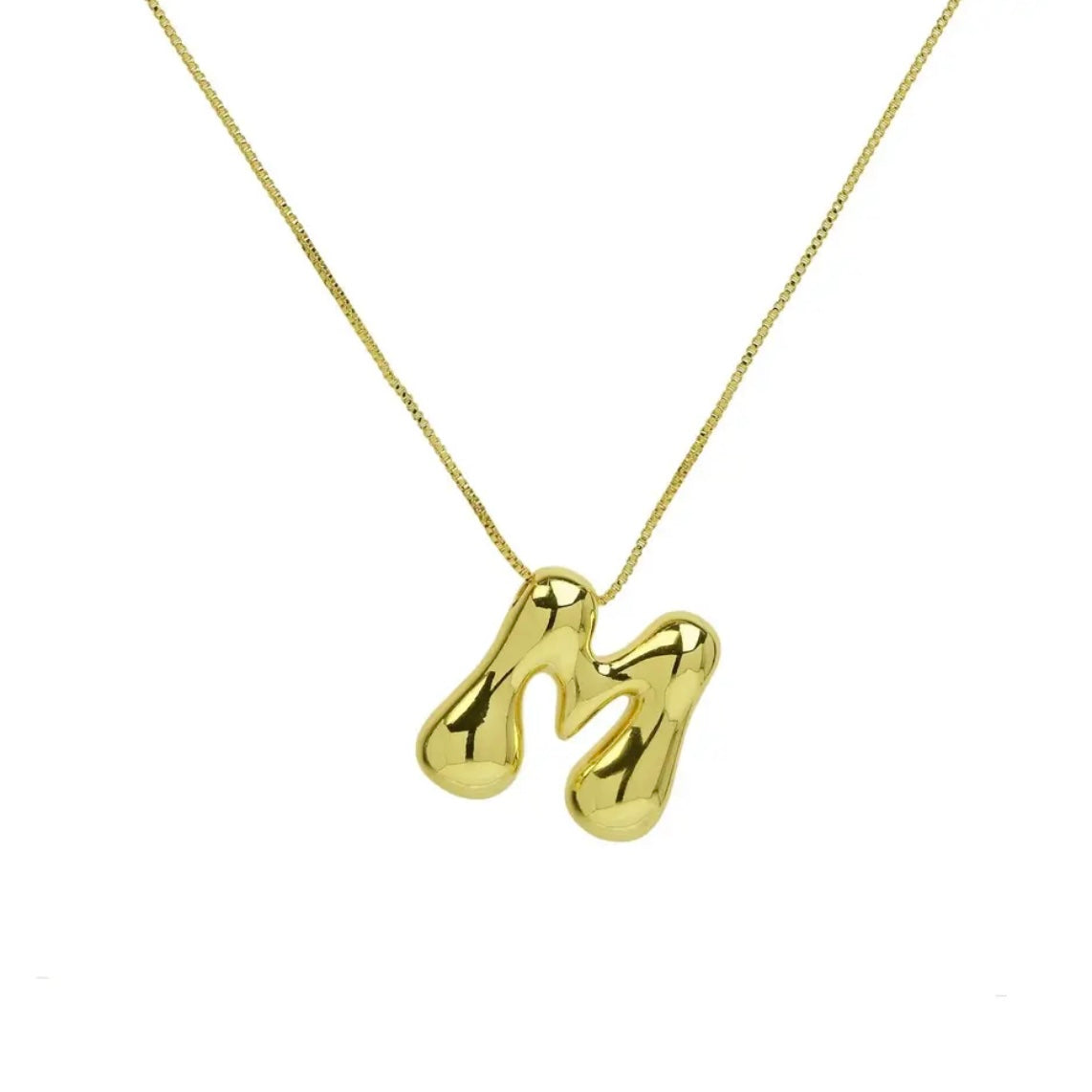 Balloon Initial Necklace