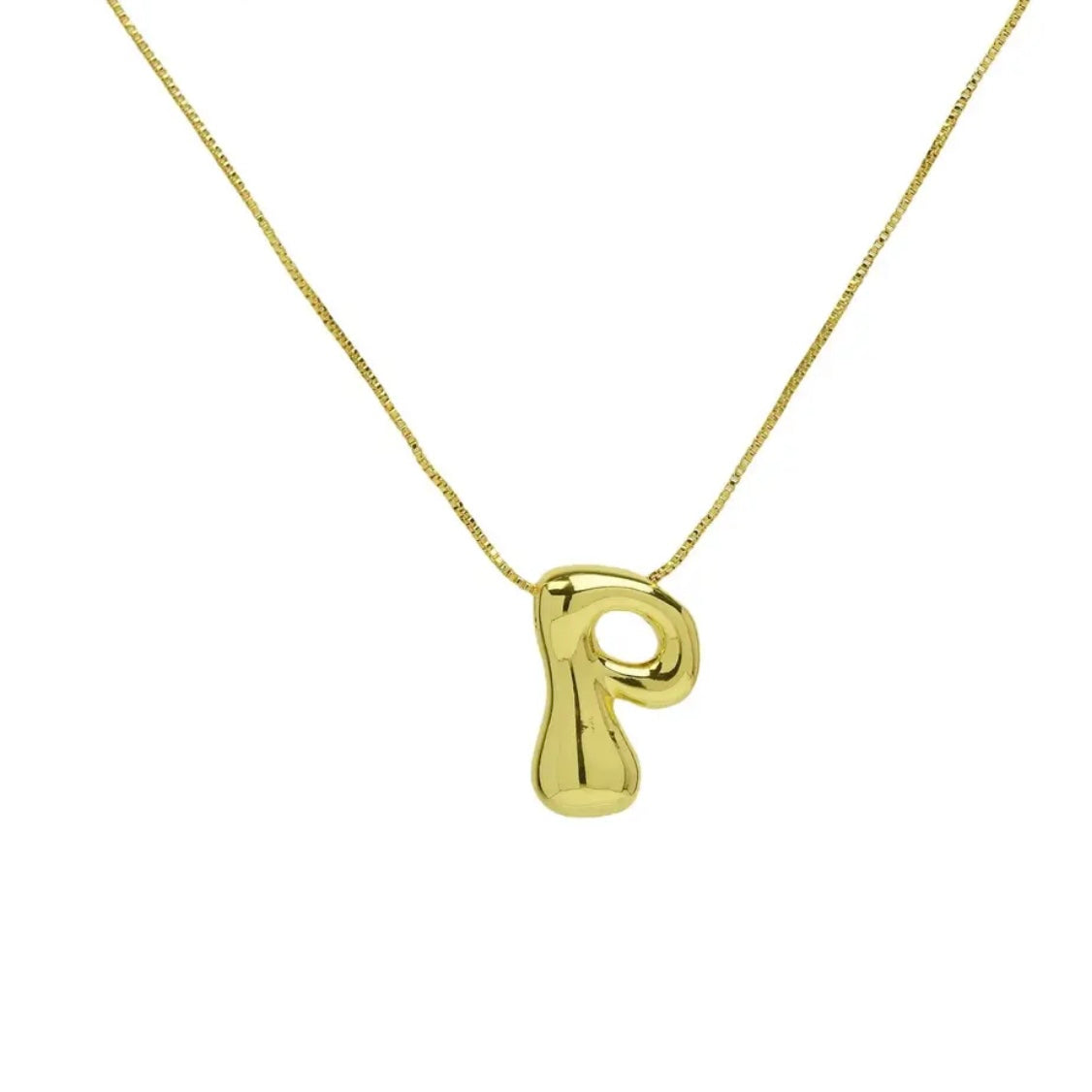 Balloon Initial Necklace