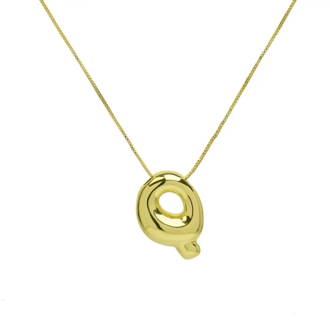 Balloon Initial Necklace