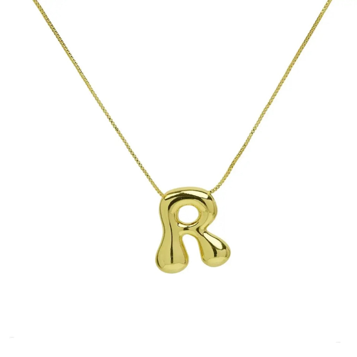 Balloon Initial Necklace