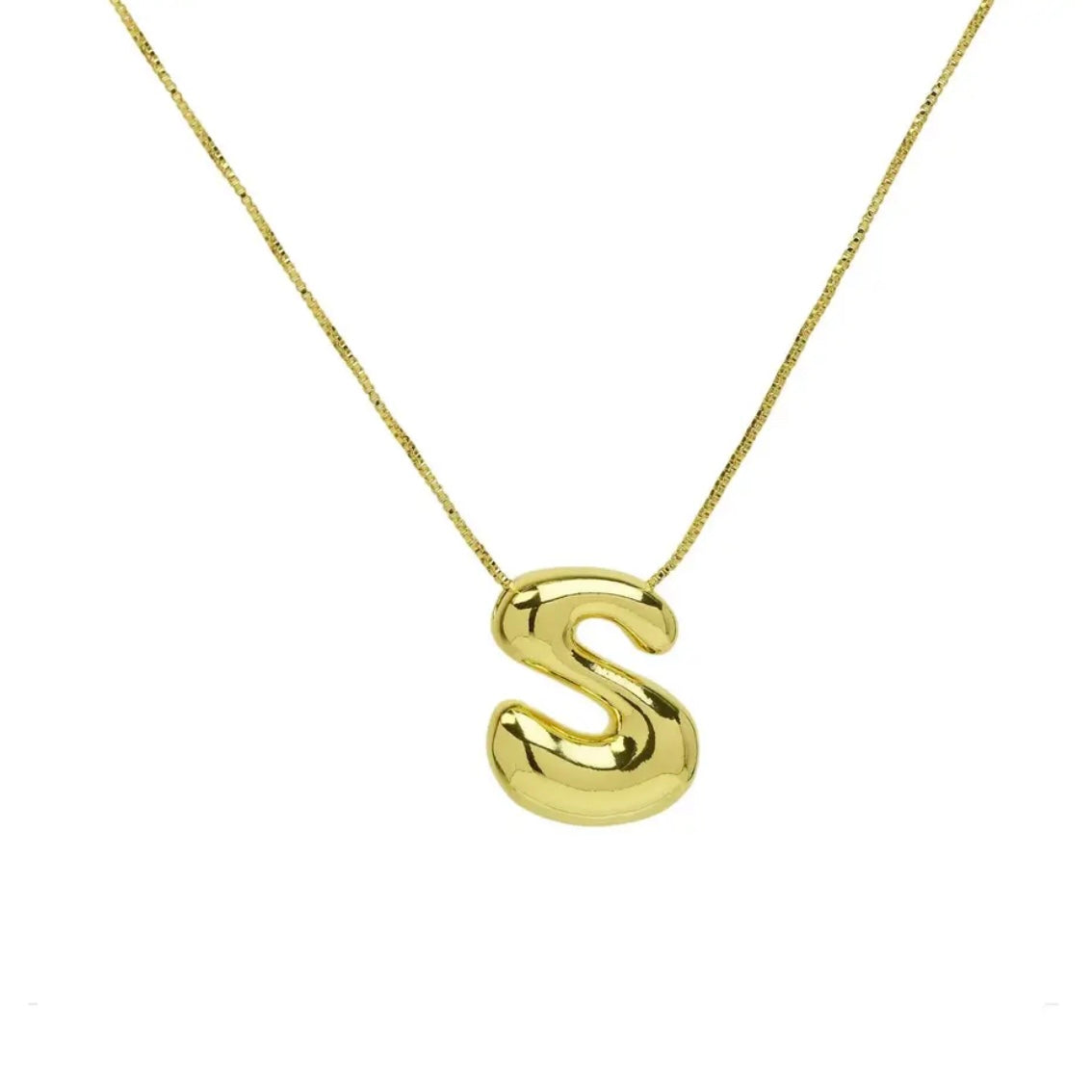 Balloon Initial Necklace