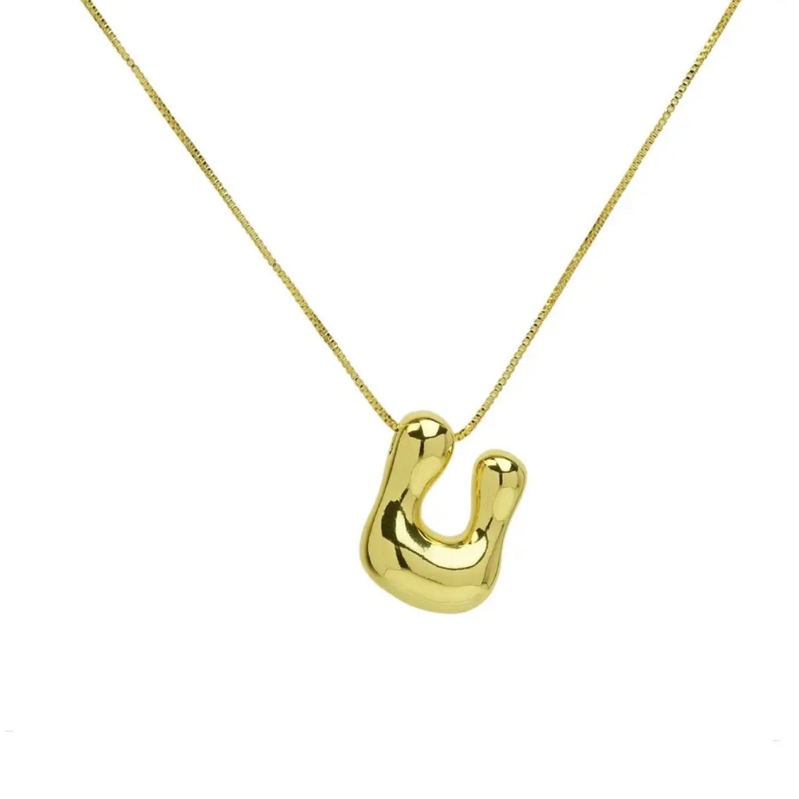 Balloon Initial Necklace