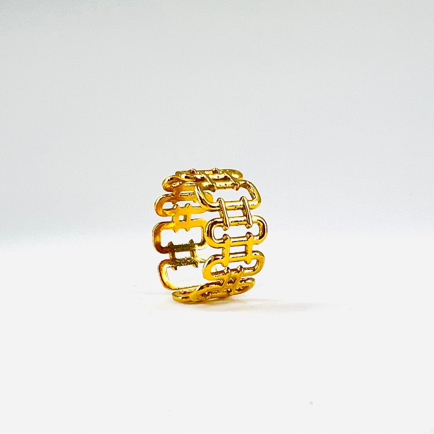 Gold Fence Ring