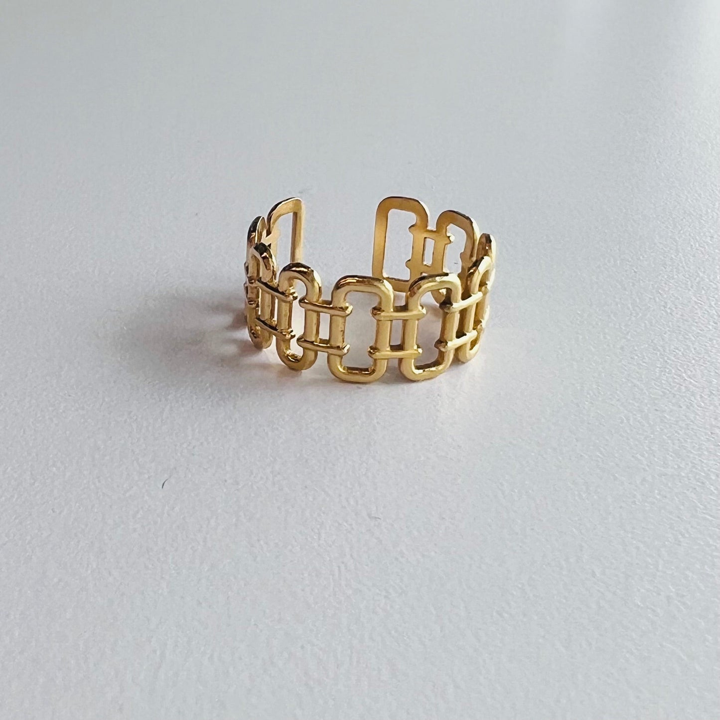 Gold Fence Ring