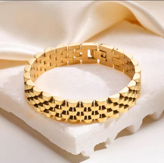 The Gold Armor Bracelet