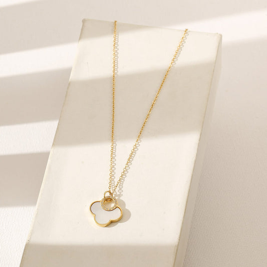 Modern Single Clover Necklace