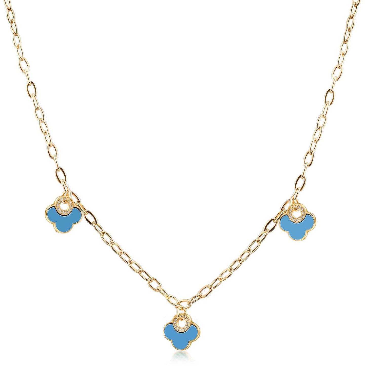 Modern Clover Necklace